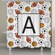 preview thumbnail 1 of 15, Laural Home Sports Monogram Shower Curtain A