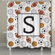 preview thumbnail 14 of 15, Laural Home Sports Monogram Shower Curtain S