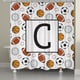 preview thumbnail 3 of 15, Laural Home Sports Monogram Shower Curtain C