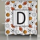 preview thumbnail 4 of 15, Laural Home Sports Monogram Shower Curtain D