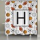 preview thumbnail 6 of 15, Laural Home Sports Monogram Shower Curtain H