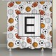 preview thumbnail 5 of 15, Laural Home Sports Monogram Shower Curtain E