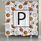 preview thumbnail 12 of 15, Laural Home Sports Monogram Shower Curtain P