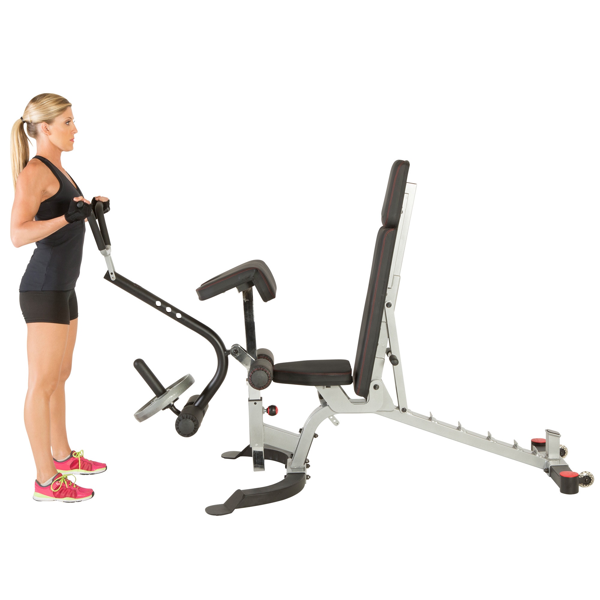 Preacher Curl Fitness Reality 1500 Work Out Bench For Home 1500LBS