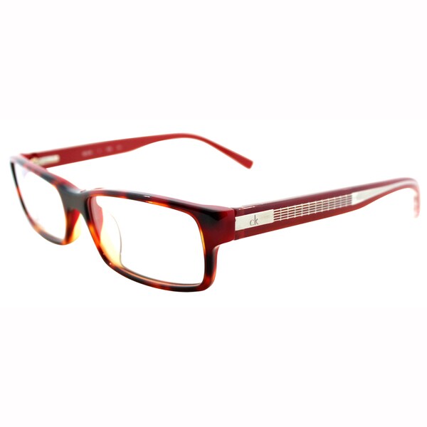 Calvin Klein Womens CK 5699 505 Red Havana Rectangle Plastic Eyeglasses ...