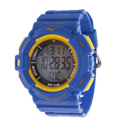 Everlast HR4 Heart Rate Monitor with Transmitter Belt Digital Sport Blue Watch