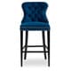 preview thumbnail 5 of 8, Abbyson Versailles 30-inch Blue Tufted Bar Stool