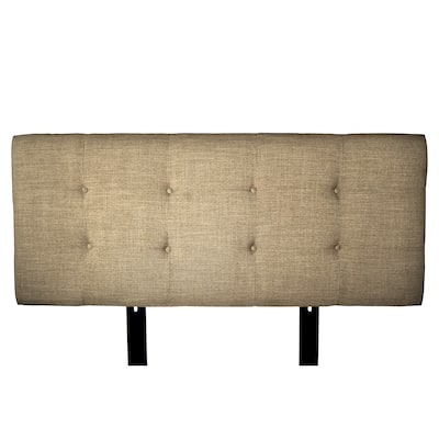 MJL Furniture Ali Button Tufted Allure Pebble Upholstered Headboard