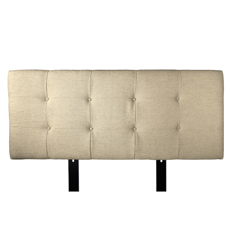 MJL Furniture Ali Button-tufted Belfast Linen Upholstered Headboard