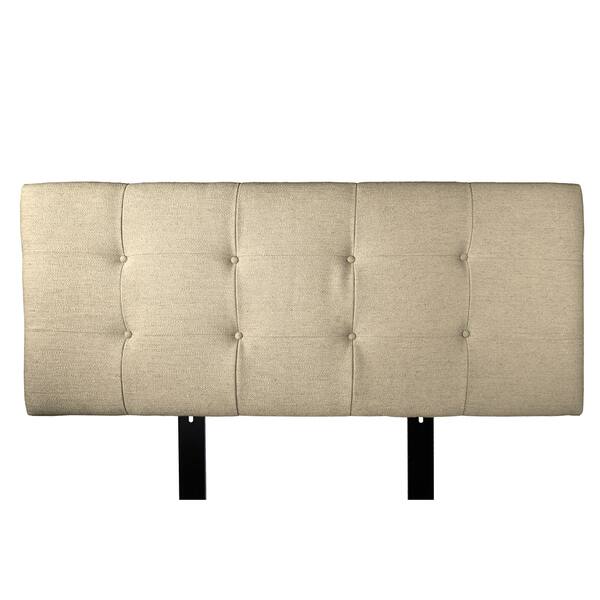 MJL Furniture Ali Buttontufted Belfast Linen Upholstered Headboard On Sale Bed Bath