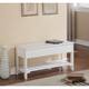 The Gray Barn Waggoner Solid Wood Shoe Bench with Storage
