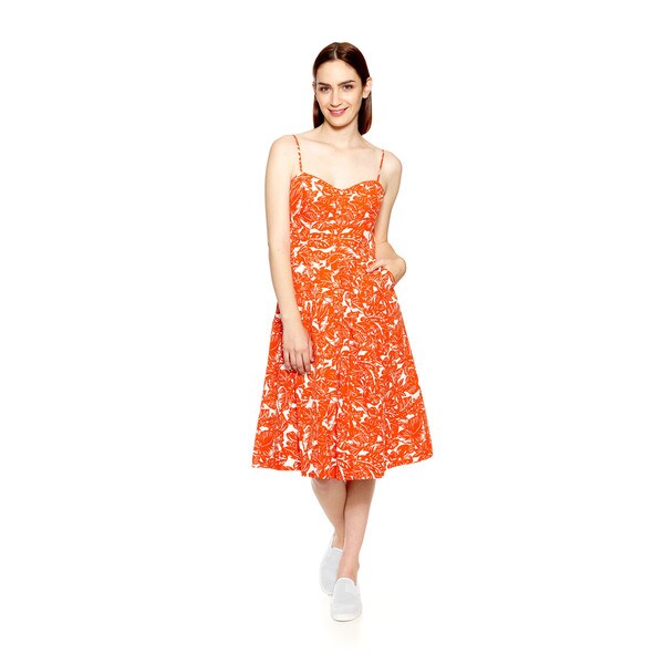 joie orange dress