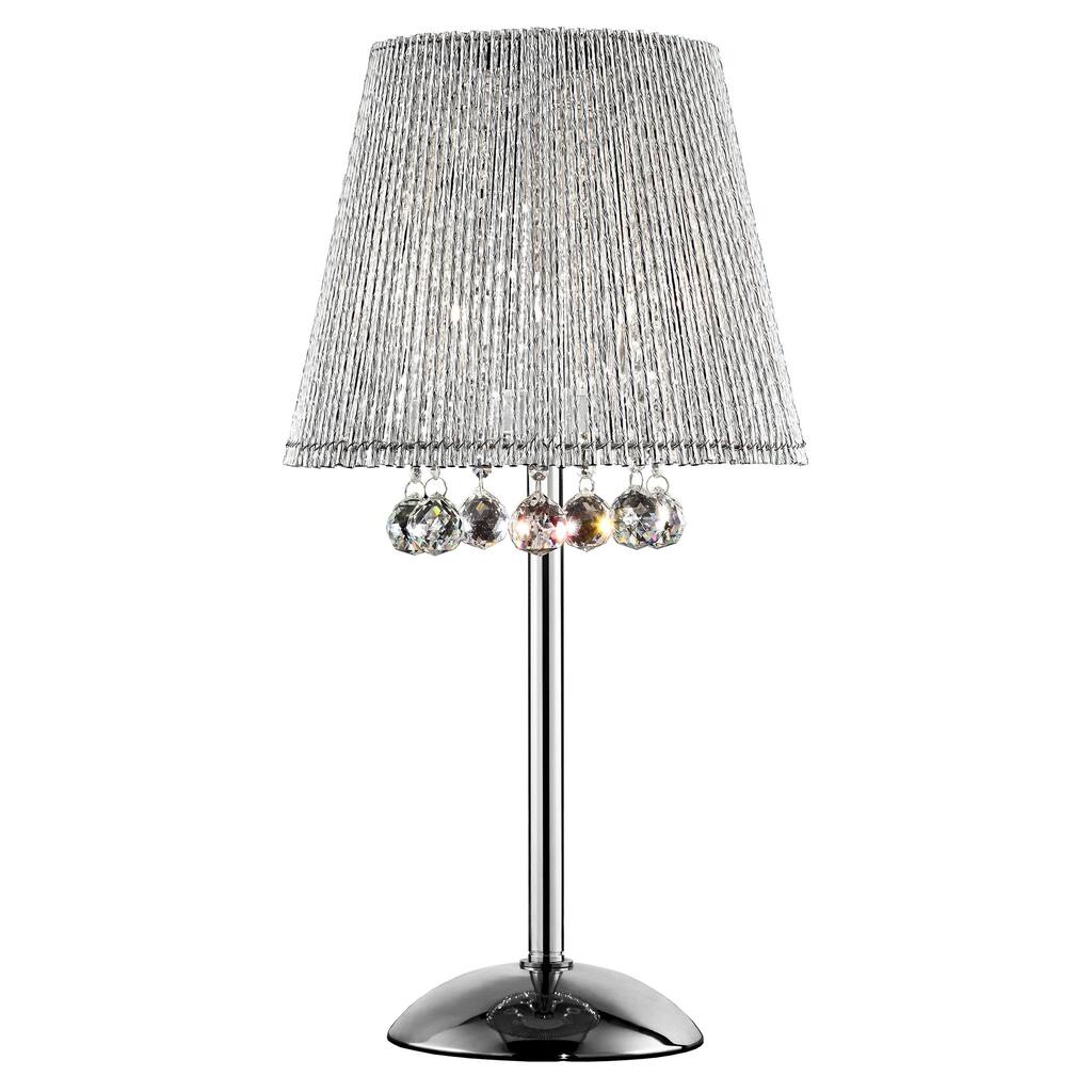 Journee Home 'Icy' 27 in. Modern Crystal Table Lamp