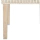preview thumbnail 6 of 5, SAFAVIEH Dining Rural Woven Odette White Washed Wicker Dining Chairs (Set of 2) - 17.3" x 22" x 38.5"