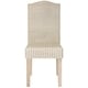 preview thumbnail 4 of 5, SAFAVIEH Dining Rural Woven Odette White Washed Wicker Dining Chairs (Set of 2) - 17.3" x 22" x 38.5"