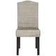 preview thumbnail 3 of 6, SAFAVIEH Dining Rural Woven Odette Antique Grey Wicker Dining Chairs (Set of 2) - 17.3" x 22" x 38.5"