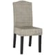 preview thumbnail 2 of 6, SAFAVIEH Dining Rural Woven Odette Antique Grey Wicker Dining Chairs (Set of 2) - 17.3" x 22" x 38.5"