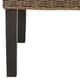 preview thumbnail 7 of 6, SAFAVIEH Dining Rural Woven Arjun Brown Multi Wicker Dining Chairs (Set of 2) - 18.1" x 13.2" x 40.1"