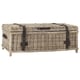 preview thumbnail 3 of 5, SAFAVIEH Navarro Grey Natural Rattan Storage Trunk - 45.7" x 23.6" x 18.2"