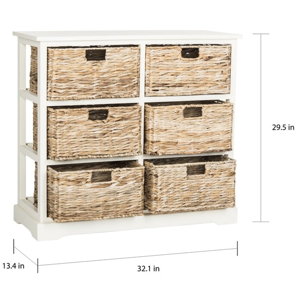 wicker basket organizer