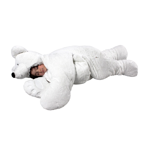 Shop SnooZzoo Polar Bear Sleeping Bag Free Shipping Today Overstock