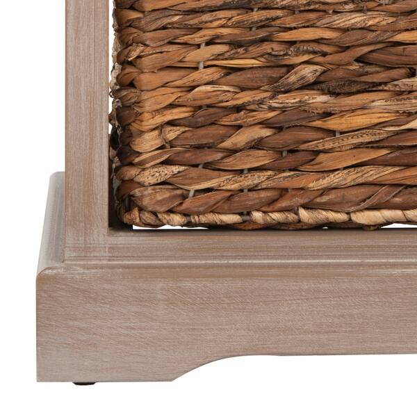 Shop Safavieh Halle Winter Melody 3 Drawer Wicker Basket Storage