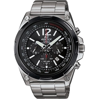 casio edifice black label atomic watch