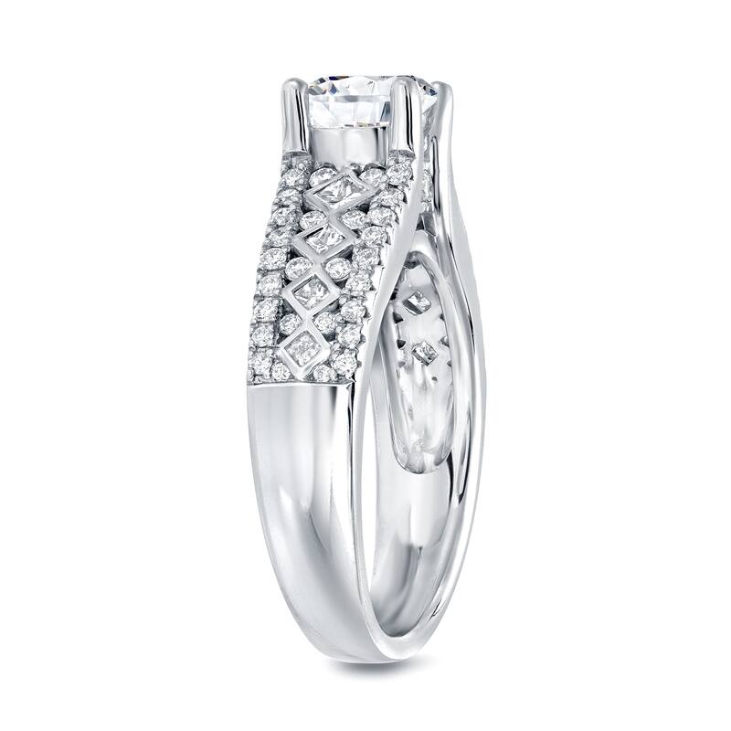 Auriya 14k Gold 2 carat TW Unique Diamond Engagement Ring