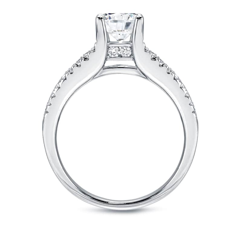 Auriya 14k Gold 2 carat TW Unique Diamond Engagement Ring