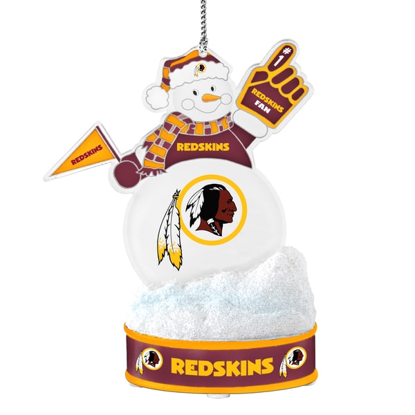 Washington Redskins LED Snowman Ornament