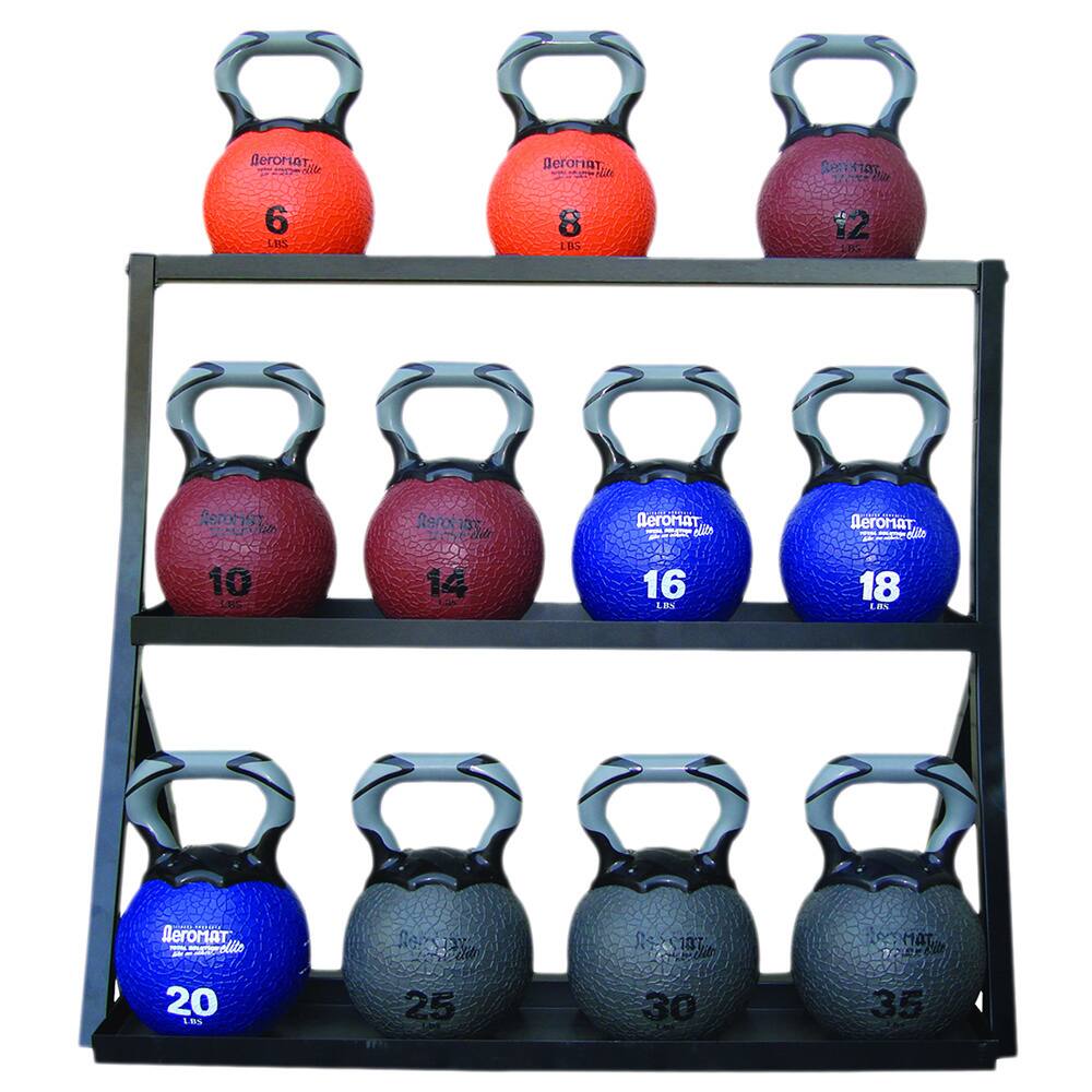 AeroMat Kettlebell Medicine Ball Rack
