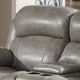 preview thumbnail 4 of 4, Estella Contemporary Reclining Loveseat with Storage Console and Cup Holders