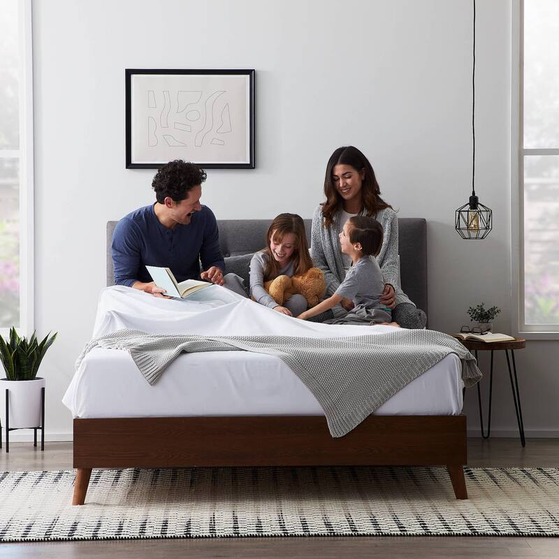 LUCID Comfort Collection Bed Bug and Waterproof Mattress Encasement Protector - White