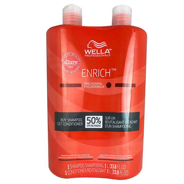 Shop Wella Enrich 33 8 Ounce Shampoo Conditioner Duo For Fine