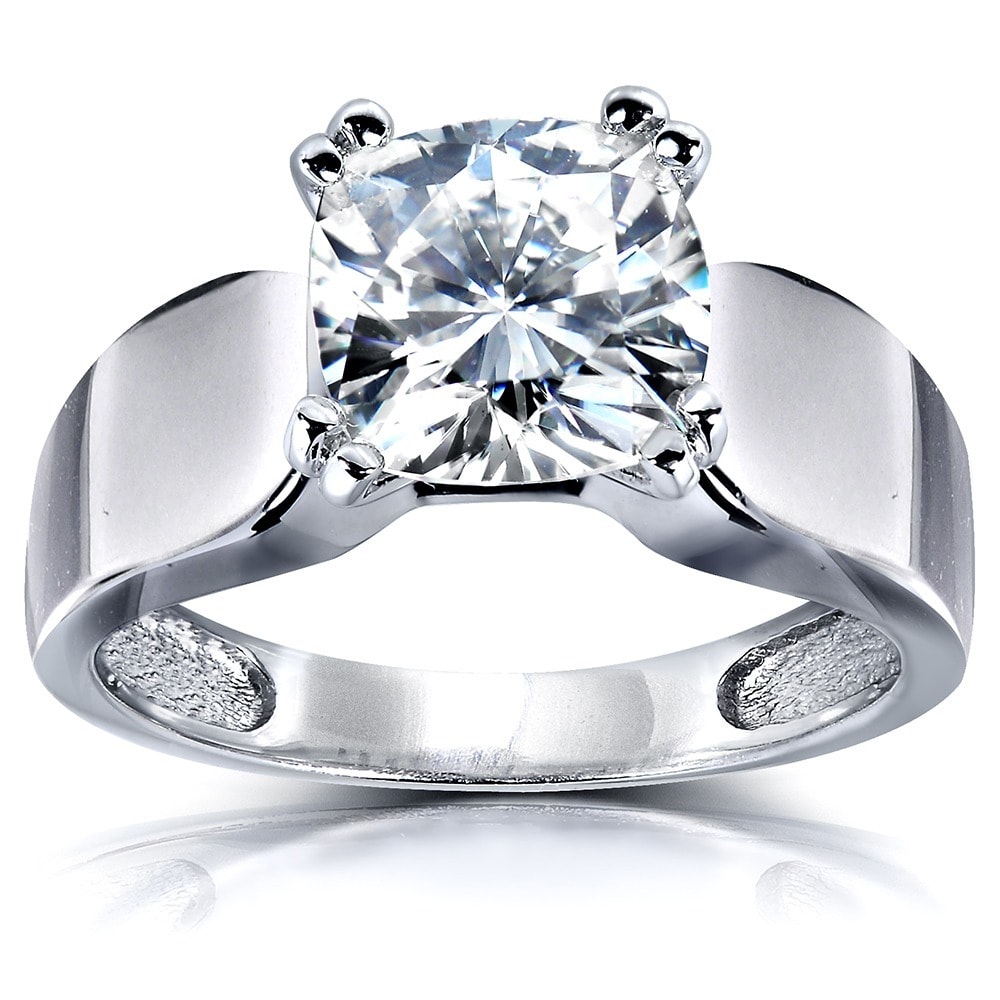 Shop Annello By Kobelli 14k White Gold 2ct Solitaire Forever One