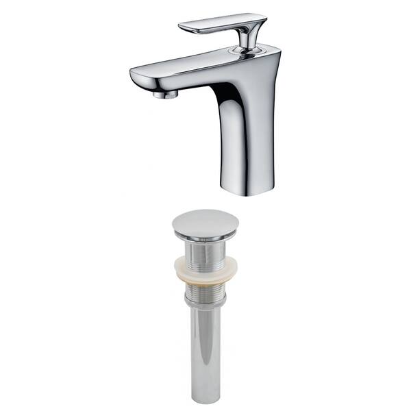 Single Hole Cupc Approved Brass Faucet Set In Chrome Color With Drain Overstock 10858791
