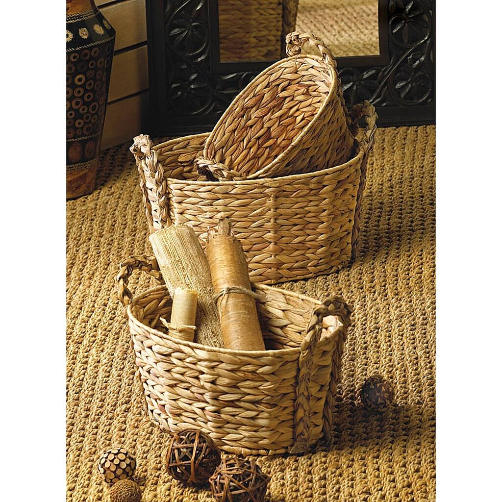 Daffodil Braided Storage Nesting Baskets