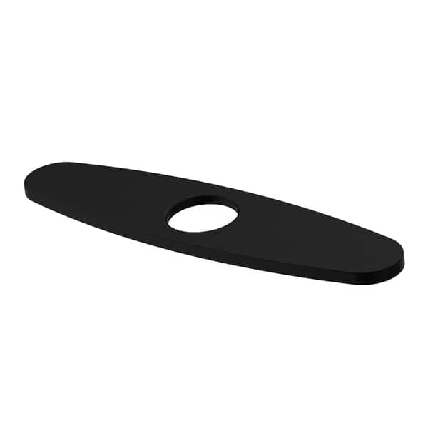 VIGO Matte Black Kitchen Deck Plate - 9.88