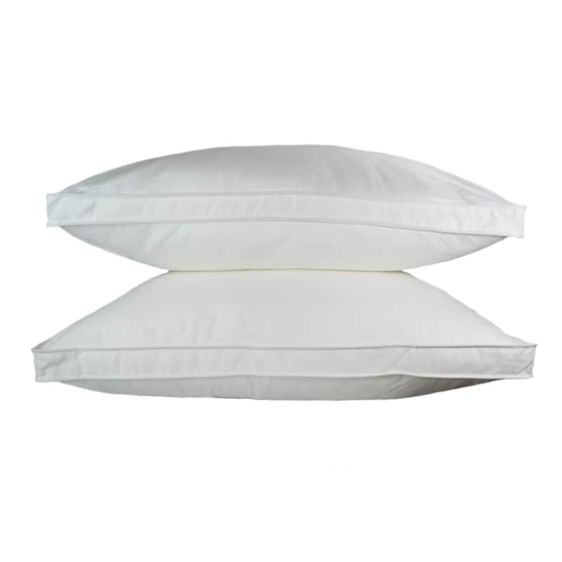Sherry Kline Gusseted Microfiber Sleeping Pillow (Set of 2) - White - King Pillow (set of 2)