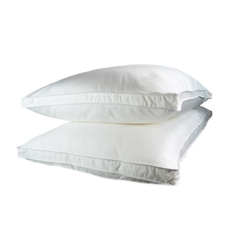 Sherry Kline Gusseted Microfiber Sleeping Pillow (Set of 2) - White