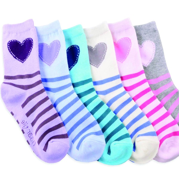Shop Naartjie Girl's Cotton Short Multi-colored 3-pair Pack Crew Socks ...