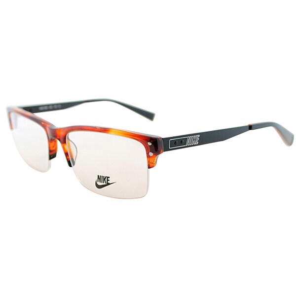 Nike Mens Nike 7208 603 Tortoise Brown Plastic Semi Rimless Eyeglasses fbe35f5d f52a 4f79 9e9c 4f1ffcf91a9d_600