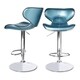 Masaccio Leatherette Airlift Adjustable Swivel Barstool (Set of 2) - Thumbnail 9