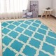 preview thumbnail 43 of 96, Ottomanson Glamour Trellis Non-Slip Runner or Area Rug