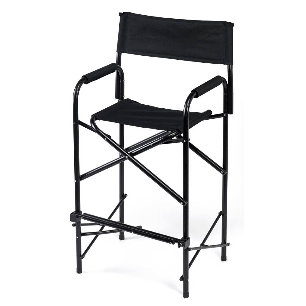 E-Z UP Black Tall Standard Directors Chair