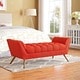 preview thumbnail 3 of 8, Carson Carrington Lieksa Mid-century Medium Fabric Bench