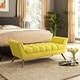 preview thumbnail 10 of 8, Carson Carrington Lieksa Mid-century Medium Fabric Bench