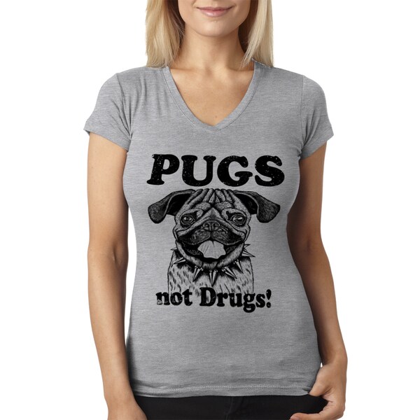 pugs not drugs t shirt