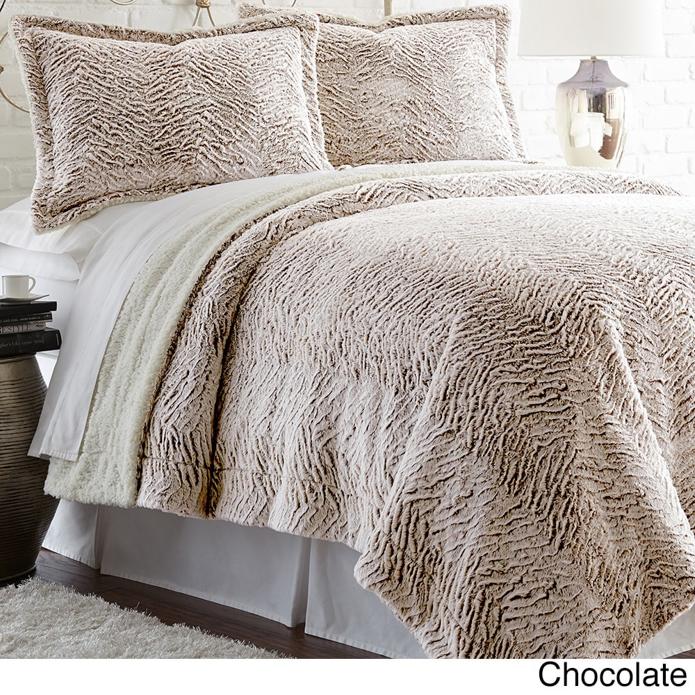 Home Garden 2 Piece Pink Mink Comforter Comforter Twin Set