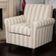 preview thumbnail 2 of 4, Brunswick Stripe Fabric Club Chair by Christopher Knight Home